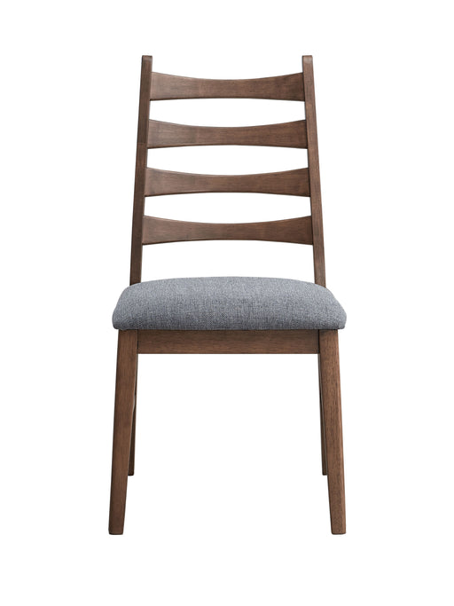 2 Acme Furniture Mayah Dark Gray Walnut Side Chairs