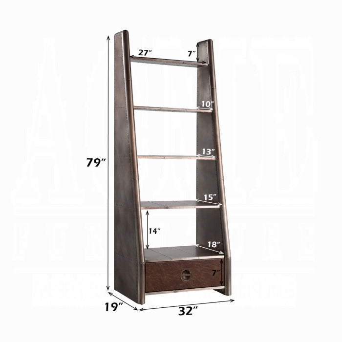 Acme Furniture Brancaster Bronze Morrocco Bookcase