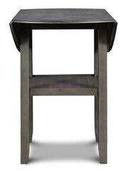 New Classic Furniture Gia Gray 42 Inch Drop Leaf 3pc Counter Height Set