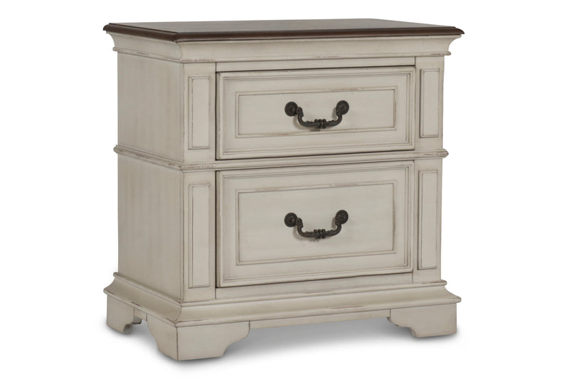 New Classic Furniture Anastasia Antique White Nightstand