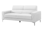 Global Furniture U6109 White Sofa