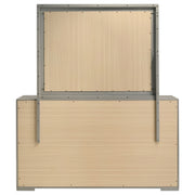 Coaster Furniture Ives White High Gloss Dresser and Mirror