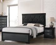 Crown Mark Amalia Black Night Stand
