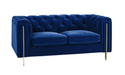 Steve Silver Charlene Blue Velvet Loveseat