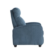 Home Elegance Parsons Gray Push Back Reclining Chair