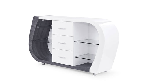 Global Furniture D4127 Dark Grey White Buffet