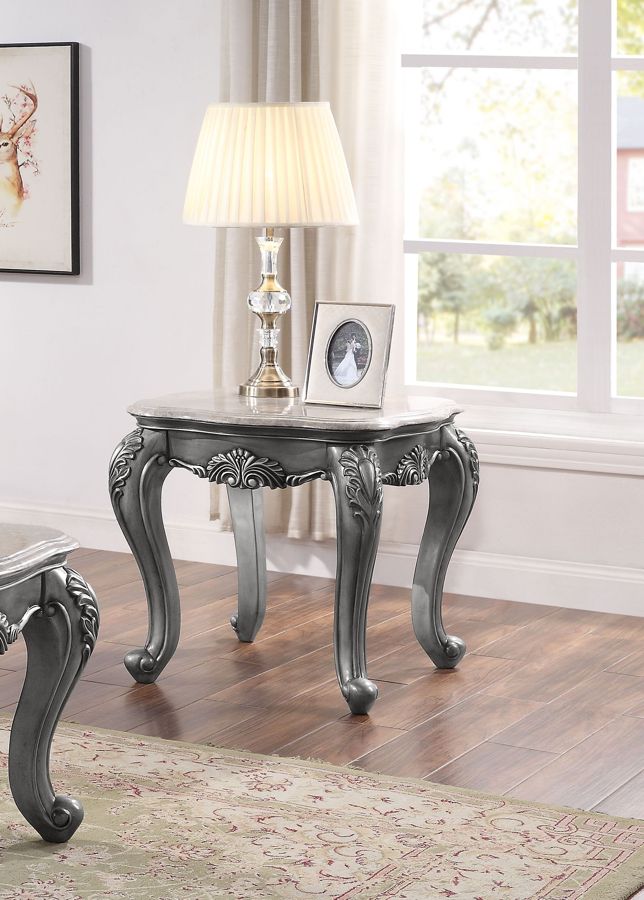 Acme Furniture Ariadne Platinum 3pc Coffee Table Set