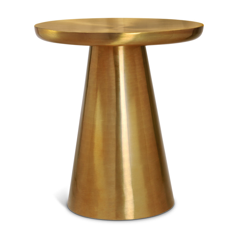Meridian Furniture Martini Brushed Gold End Table