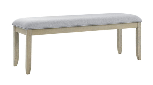 Steve Silver Carena Gray Upholstered Bench