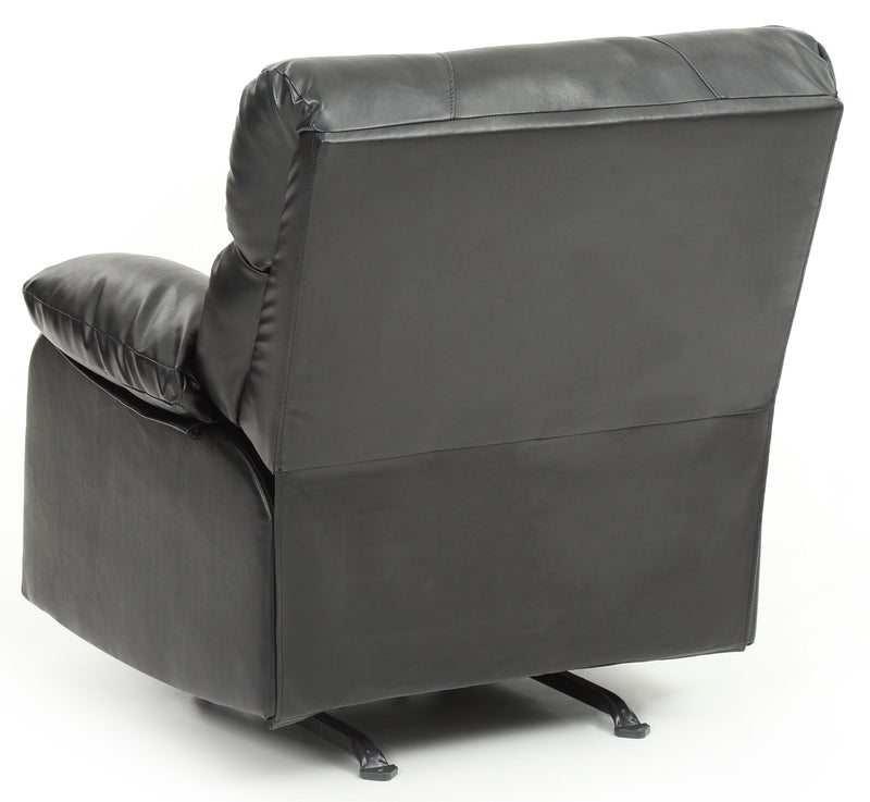 Glory Furniture Manny Gray Faux Leather Rocker Recliner