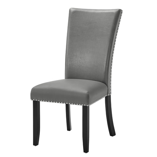 2 New Classic Furniture Lyra Gray Dining Chairs