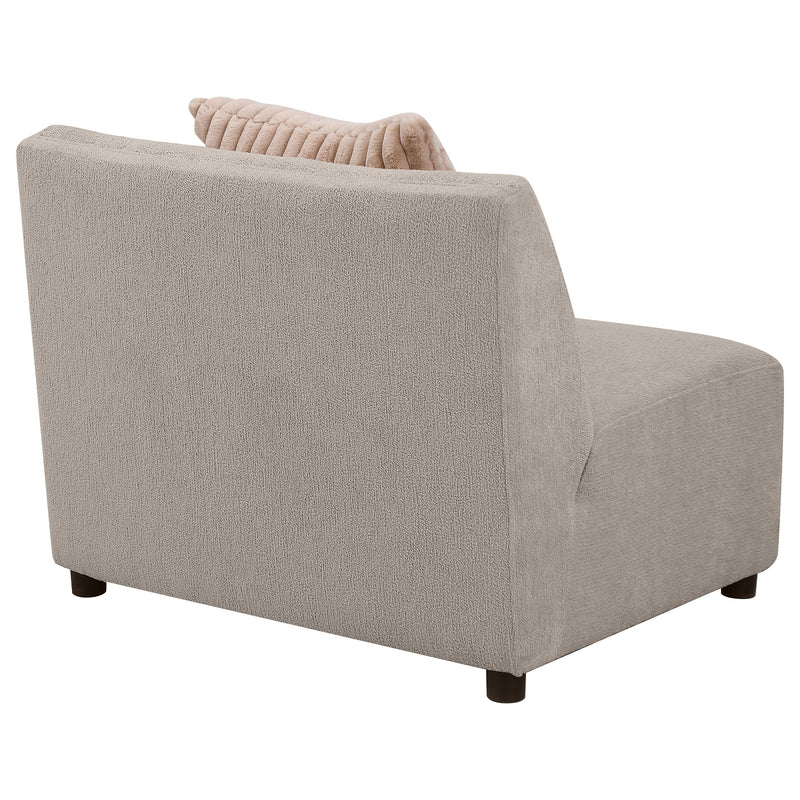 Coaster Furniture Fayette Greige Beige Armless Chair