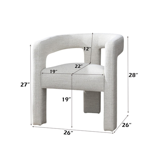 2 Acme Furniture Lomas Beige Side Chairs