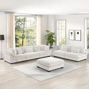 Galaxy Home Bentley Cream Setup 3 Living Room Set