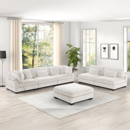 Galaxy Home Bentley Cream Setup 3 Living Room Set