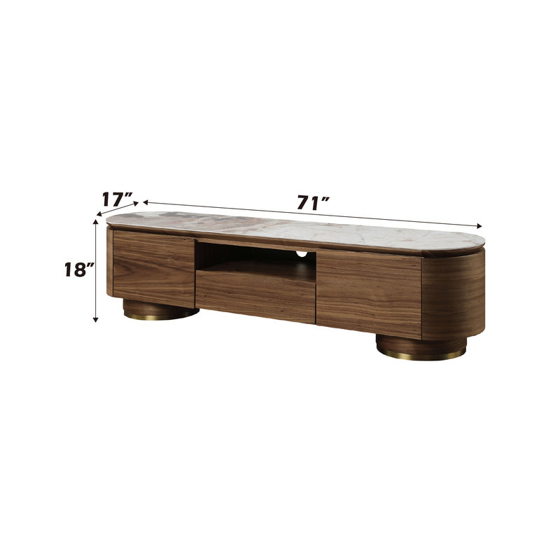 Acme Furniture Willene Dark Oak TV Stand