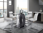 Global Furniture D1628BT-D915BS White 5pc Bar Height Set