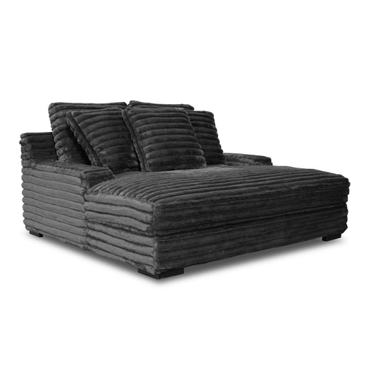 New Classic Furniture Embrace Charcoal Dual Chaise Lounge