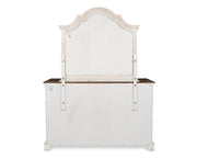 New Classic Furniture Anastasia Antique White Dresser and Mirror