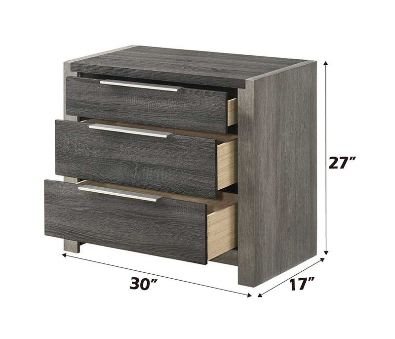 Acme Furniture Jehoram Gray Nightstand