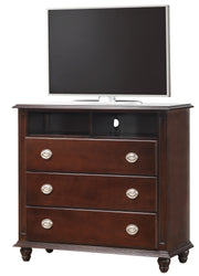 Glory Furniture Summit Cappuccino Media Chest