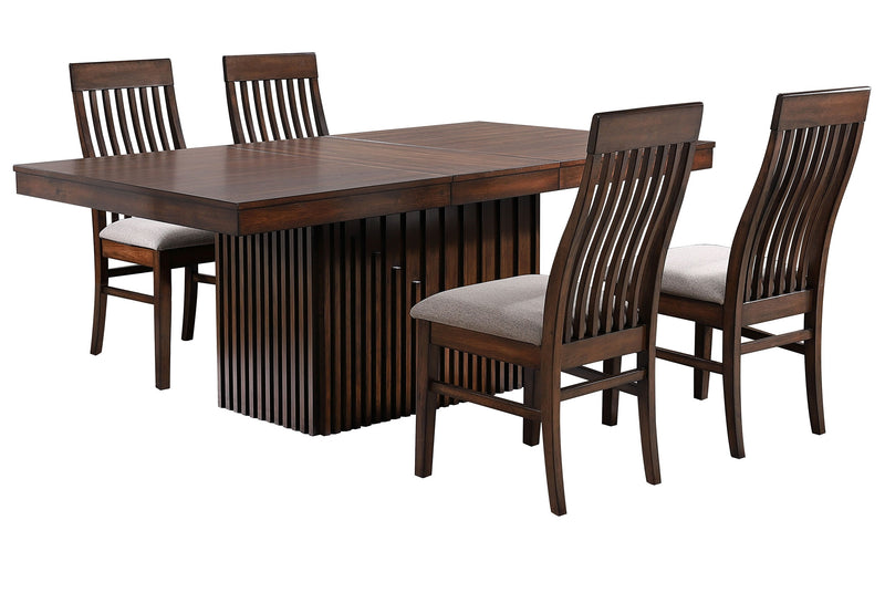 Coaster Furniture Briarwood Brown 5pc Dining Room Set