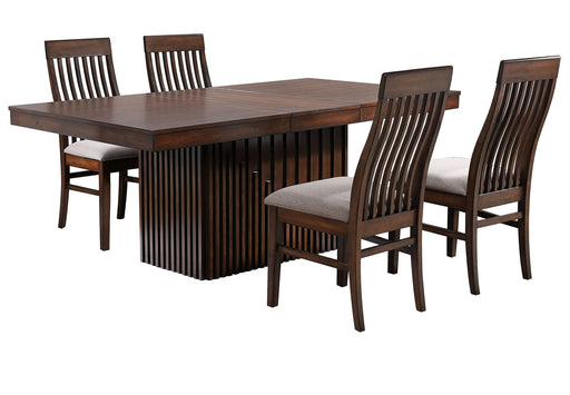 Coaster Furniture Briarwood Brown 5pc Dining Room Set