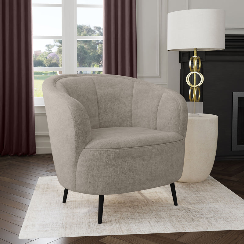 Coaster Furniture Ellorie Beige Curved Chair