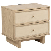 Coaster Furniture Kailani Beige Oak Nightstand