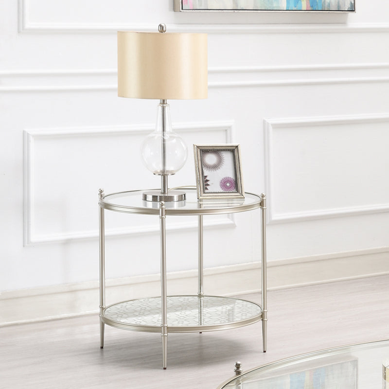 Acme Furniture Zaba Champagne End Table