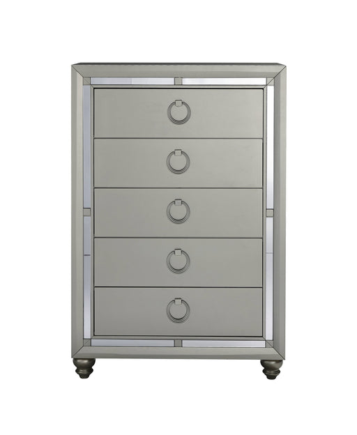Global Furniture Riley Silver Drawer Chest