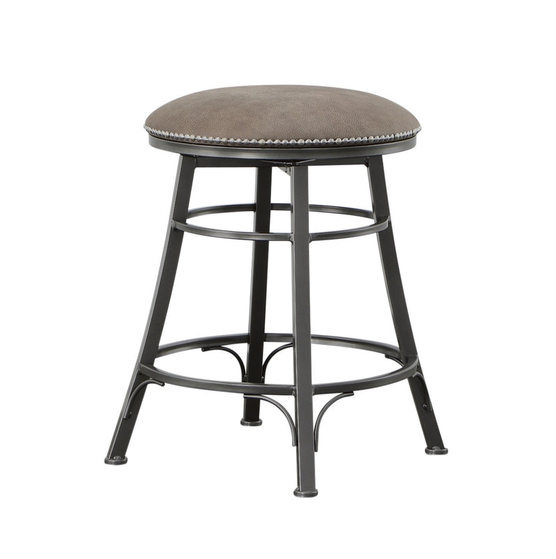 Steve Silver Bali Gray Backless Swivel Counter Stool