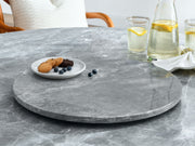 Steve Silver Kaza Gray 18 Inch Marble Lazy Susan