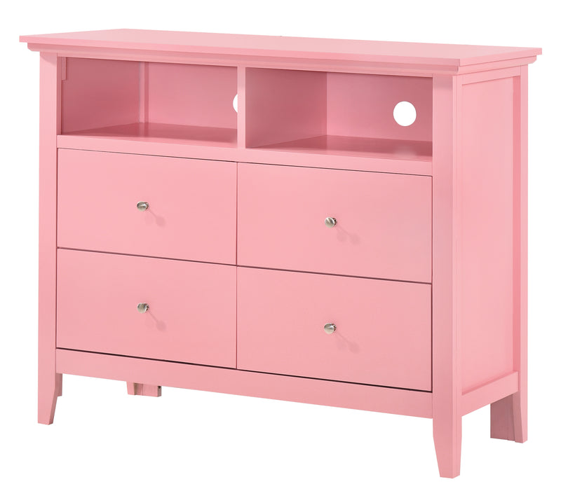 Glory Furniture Hammond Pink Media Chest