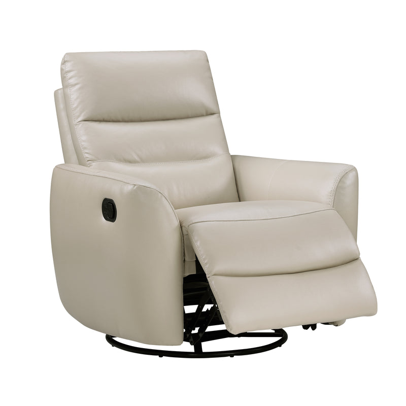 Home Elegance Cassian Brown Swivel Glider Reclining Chair