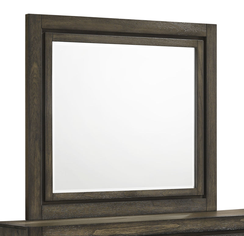 New Classic Furniture Ashland Rustic Brown Mirror