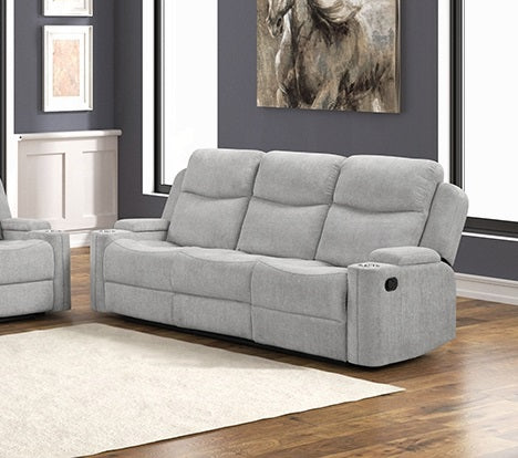 Acme Furniture Galya Light Gray Motion Sofa