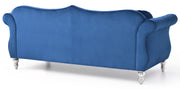 Glory Furniture Hollywood Black Velvet Fabric Sofa