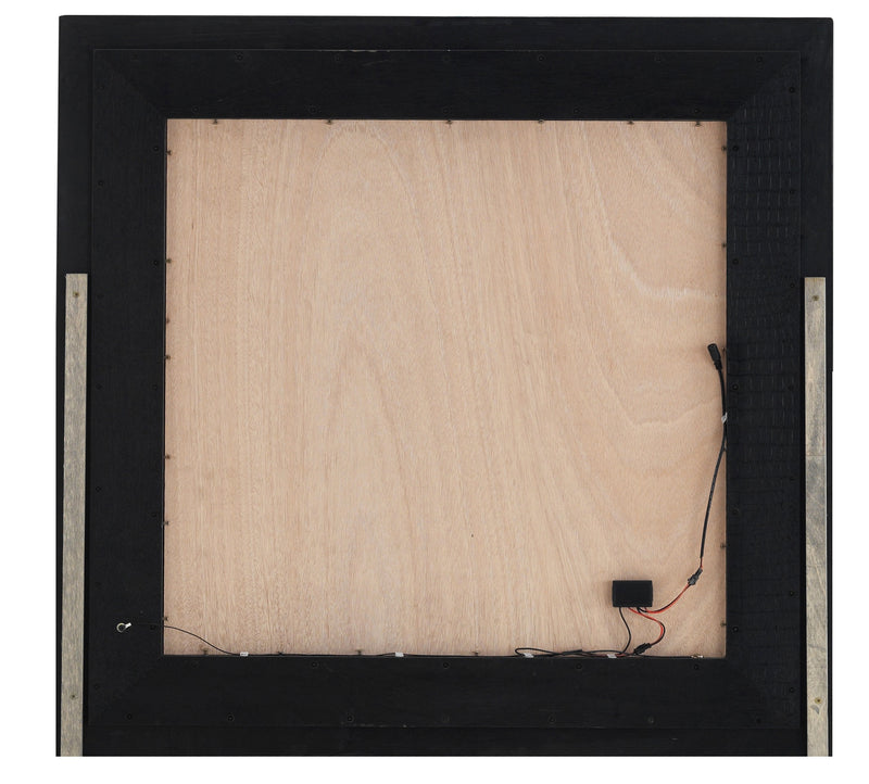 Glory Furniture Lorana White Pearl LED Mirror