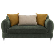 Coaster Furniture Jade Green Track Arm Loveseat