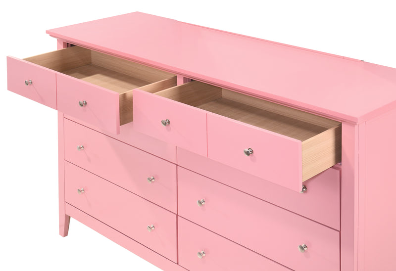 Glory Furniture Hammond Pink Dresser