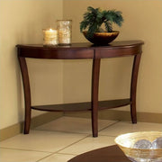 Steve Silver Troy Brown Cherry Sofa Table