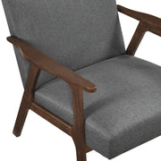 Home Elegance Omara Dark Gray Accent Chair