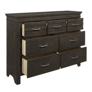 Home Elegance Blaire Farm Saddle Brown Dresser and Mirror