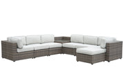 Steve Silver Tamyra Tan Sand 7pc Outdoor Sectional