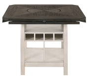 Crown Mark Conner Chalk Grey Counter Height Table