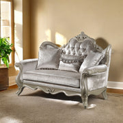 Acme Furniture Libertee Beige Loveseat with 3 Pillows