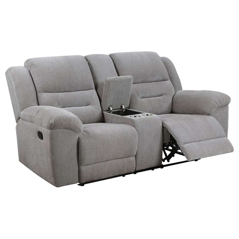 Coaster Furniture Gilson Grey Reclining Loveseat