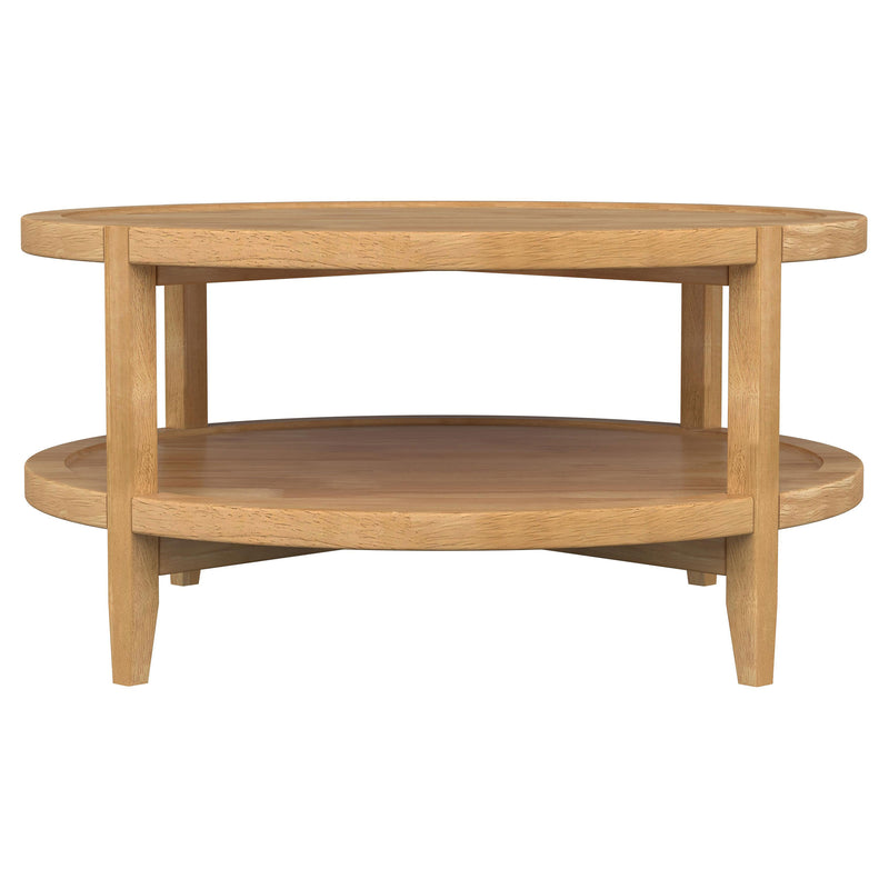 Coaster Furniture Camillo Maple Brown Coffee Table