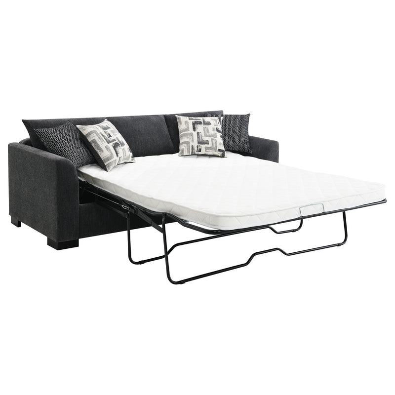 Coaster Furniture Storey Dark Grey Sleeper Sectional